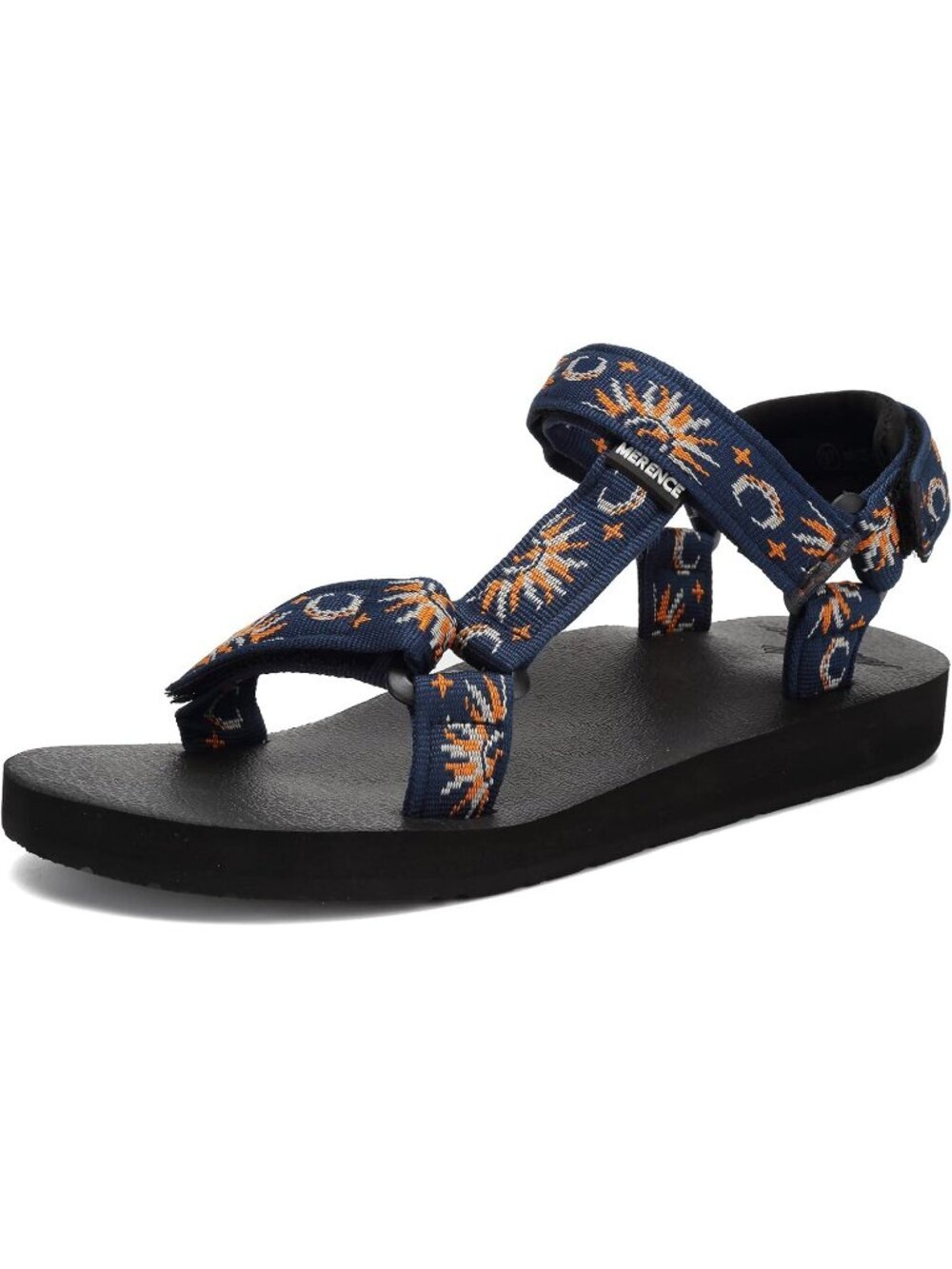 Women's Navy Blue Arch Yoga Mat Insole Outdoor Light Weight Hiking Sandal Shoes